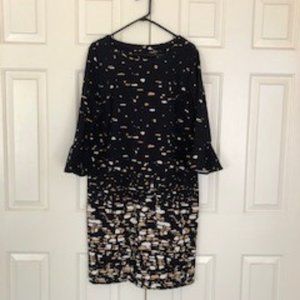 Women's Dress Size 16 A-Line Bell Sleeves